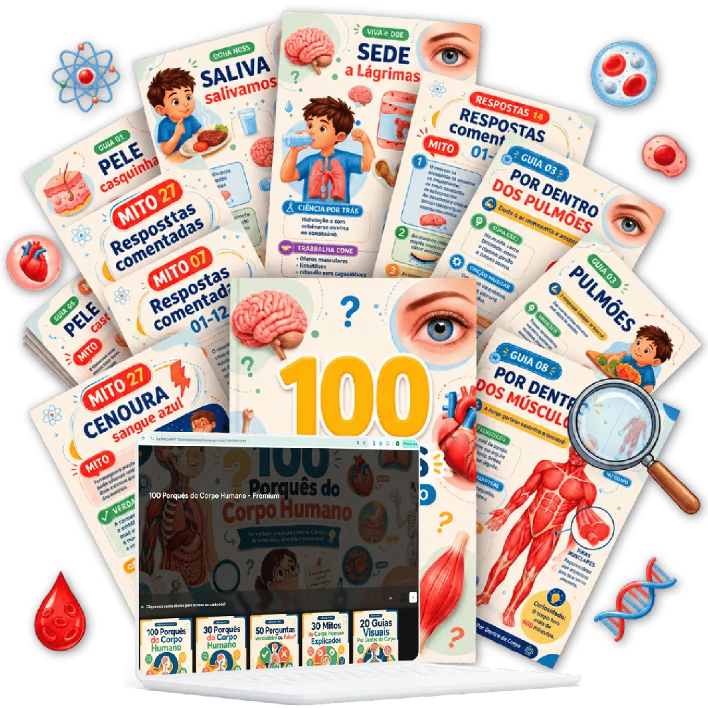 100 Porquês do Corpo Humano — Acesso Premium com todos os bônus